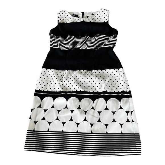 ALYX Black and White Sleeveless Shift Dress size 8 - Picture 1 of 11